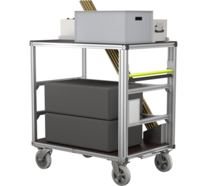 Conteneur roulant Récipient pliant Vue 3 | © MUNK GmbH