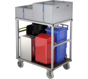 Conteneur roulant Rangement sur site Vue 3 | © MUNK GmbH