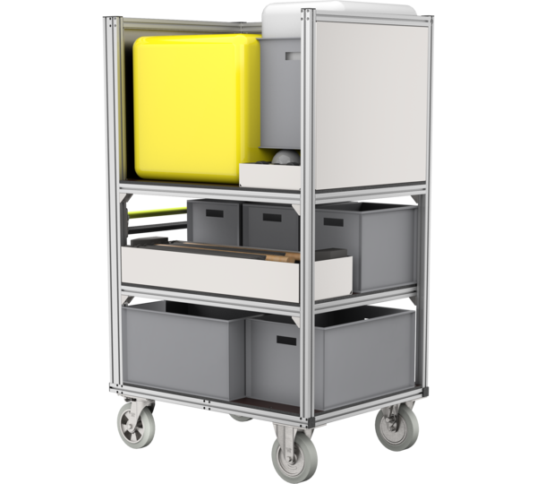 Conteneur roulant Barrage hydrocarbures | © MUNK GmbH