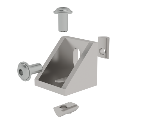 Mounting kit corner bracket for Al special profile | © MUNK GmbH