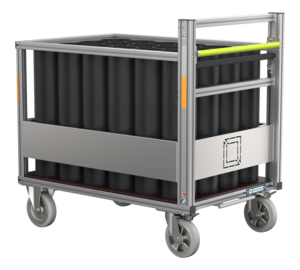 Conteneur roulant pour bouteilles d’air | © MUNK GmbH
