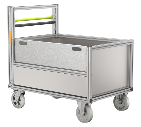 Conteneur roulant universel avec boîte aluminium | © MUNK GmbH