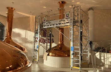 Special scaffolding Rothaus brewery | © MUNK GmbH