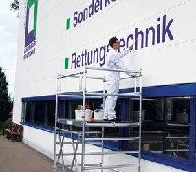 Mob.scaff. 1.35x1.80 m, pf H=1.80m | © MUNK GmbH