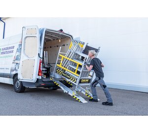 FlexxTower Ein-Personen-Gerüst verladen | © MUNK GmbH