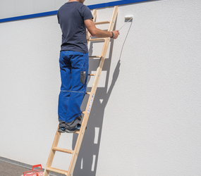 Straight ladder, wood, 10 steps, app. | © MUNK GmbH