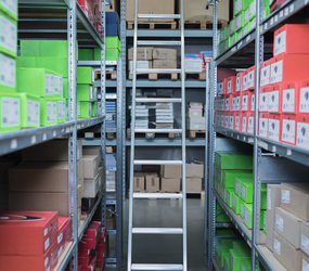 Shelf ladder mov. double shelf 11 steps, app. | © MUNK GmbH