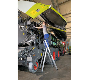 Stepladder with steps on one side, 4 steps | © MUNK GmbH