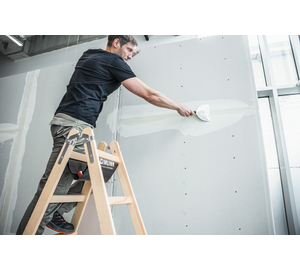 Échelle double à marches en bois, 2 x 6 marches des deux côtés, vue détaillée | © MUNK GmbH