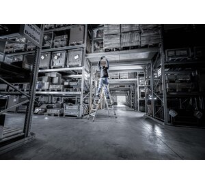 Stepladder 2x4 steps, plug-in with plug-in section | © MUNK GmbH