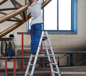 2-sided ladder, 2-sided acc. 2-sided ladd.for stairs 2x6 rgs w.hook-in step | © MUNK GmbH