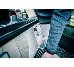 Stepladder 2x4 steps, plug-in with plug-in section | © MUNK GmbH