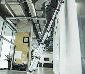 ML 9-step telescopic ladder Application | © MUNK GmbH