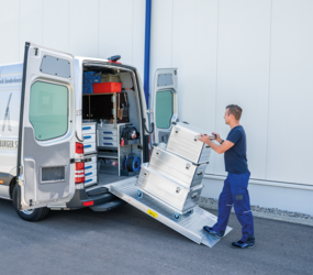 Loading bridge to veh. load/unloading | © MUNK GmbH