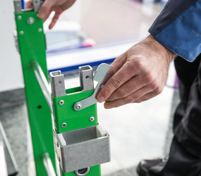 Platform ladder push-in part, detail  | © MUNK GmbH