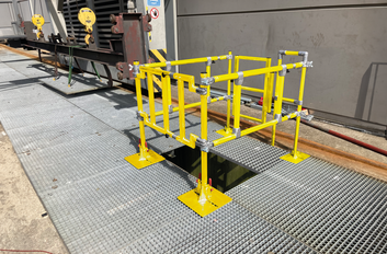 Assembly variant of the FlexxGuard safety railing | © MUNK GmbH