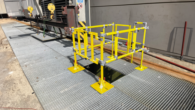 Assembly variant of the FlexxGuard safety railing | © MUNK GmbH