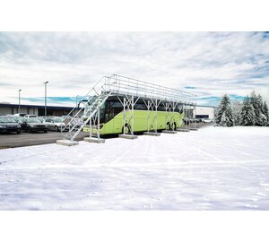 Enteisungsanlage mit Bus, Seite | © MUNK GmbH