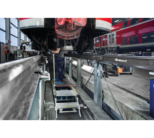 Mobile maintenance platform for track pits Application 2 | © MUNK GmbH