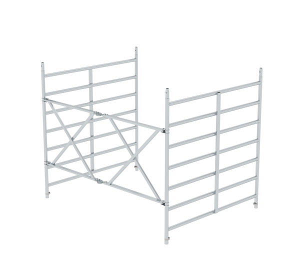 Fold.frame unit 4 cast. & park.br., scaff.1.9m | © MUNK GmbH