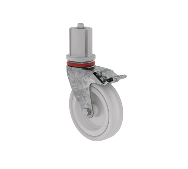 Roul. orientable av frein d’arrêt et pivots Ø125mm | © MUNK GmbH