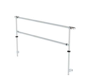 Protective assembly railing telescopic at 2450 mm | © MUNK GmbH