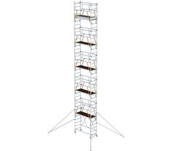 Échaf. pliant SG 1,80x0,75 m, av stab., ht. PF 9,89 m | © MUNK GmbH