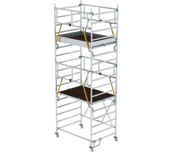 Échaf. pliant SG 1,80x1,35 m, av stab., ht. PF 4,04 m | © MUNK GmbH