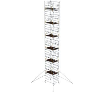 Fold. scaff. SG 1,80x1,35m w. outr,. pf H=11,88m | © MUNK GmbH