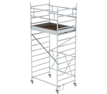 Mob.scaff. 1.35x3.0 m w.outr.,pf H=2.80m | © MUNK GmbH