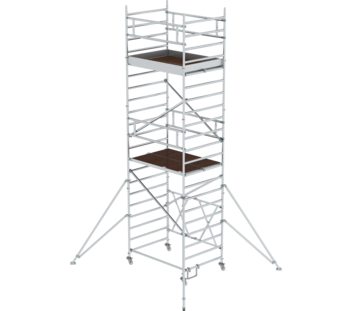 Mob.scaff. 1.35x3.0 m w.outr.,pf H=4.80m | © MUNK GmbH