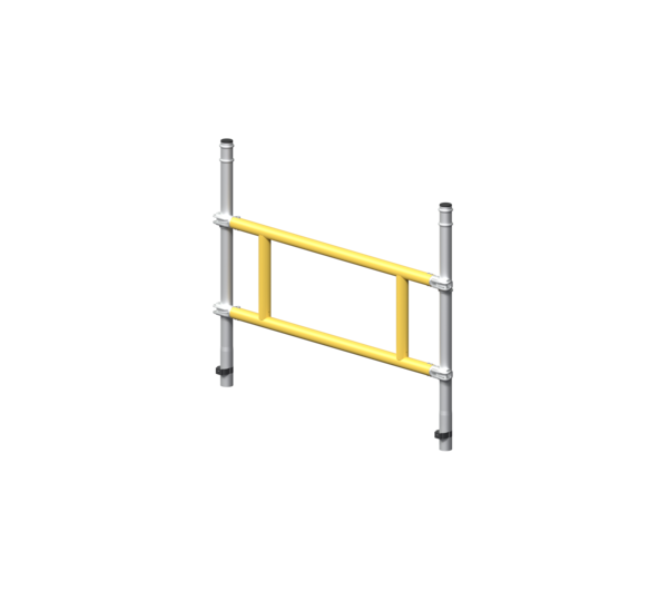 Kit de garde-corps simple face pour plate-forme de montage | © MUNK GmbH