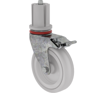 Castor w. parking brake and pin Ø 125mm | © MUNK GmbH