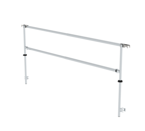 Protective assembly railing telescopic at 3000 mm | © MUNK GmbH