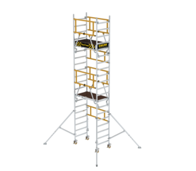 FlexxTower SG one-person scaffold with advance guardrail | © MUNK GmbH