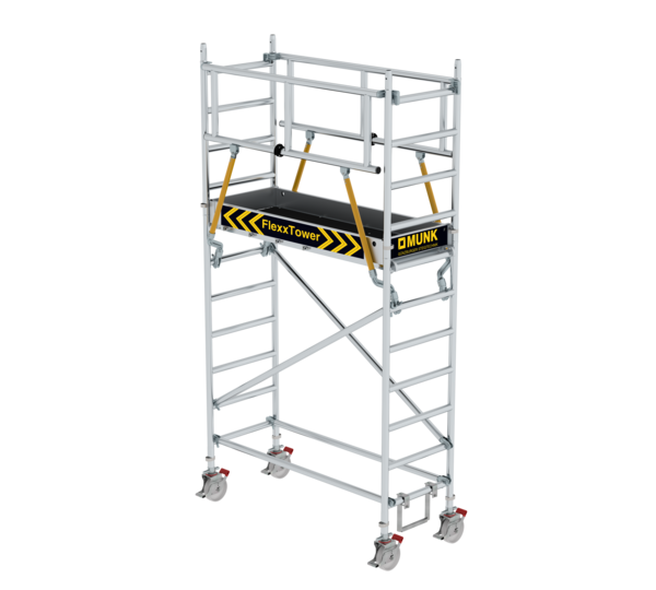 FlexxTower SGX with Ergo platform Platform height 2.51 m | © MUNK GmbH