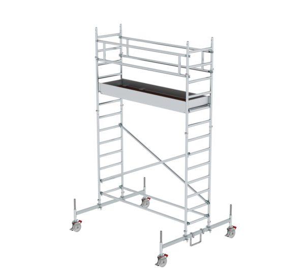 Mob.scaff. 0.75x2.45m chass.bar,pf H=3.45m | © MUNK GmbH
