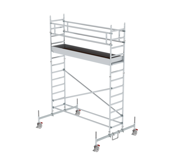 Mob.scaff. 0.75x3.0m chass.bar,pf H=3.45m | © MUNK GmbH