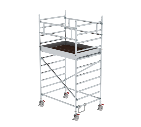 Mob.scaff. 1.35x1.80m,w. doub.pf, pf. H=2.45m | © MUNK GmbH