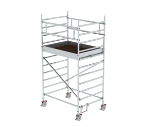 Mob.scaff. 1.35x1.80m,w. doub.pf, pf. H=2.45m | © MUNK GmbH