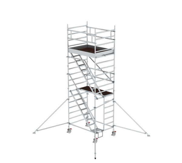 Mob. scaf. 1.35x1.80 m,incl. asc/outr. pf H=4.35 m | © MUNK GmbH
