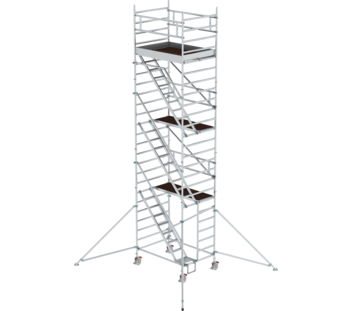 Mob. scaf. 1.35x1.80 m,incl. asc/outr. pf H=6.35 m | © MUNK GmbH