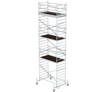Folding scaff. 1.35x2.45m Chass. bar & double pf, pf H=7.45m | © MUNK GmbH