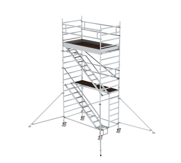 Mob. scaf. 1.35x2.45 m,incl. asc/outr.pf H=4.35 m | © MUNK GmbH