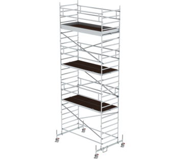 Rollgerüst 1,35x3,0m m. Fahrb. & Dp-PF PF-H 6,45m | © MUNK GmbH