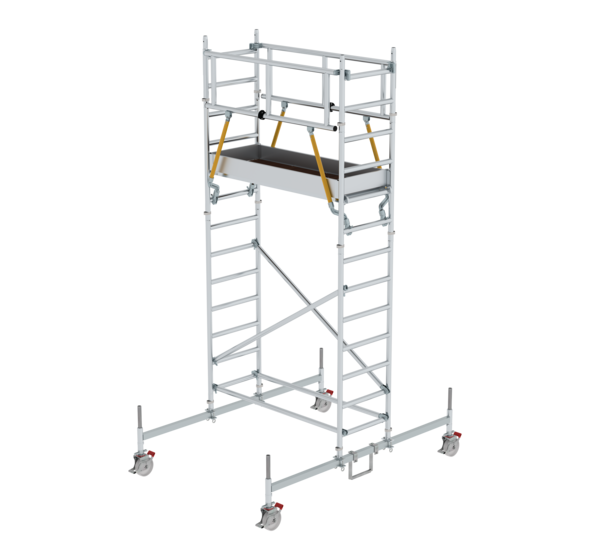 Fold.scaff. SG 1,80x0,75 m, w. chass.bar, pf H=3.26 m | © MUNK GmbH