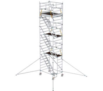 Mob. scaf. SG 1,80x1,35 m,incl. asc/outr.pf H=6,43 m | © MUNK GmbH