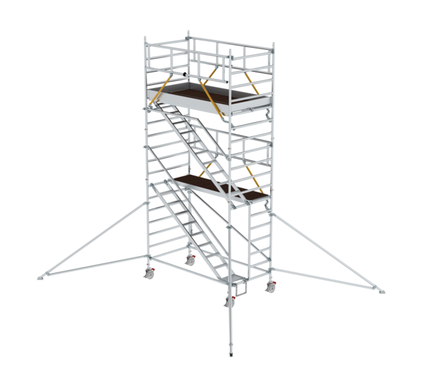 Mob. scaf. SG 2,45x1,35 m,incl. asc/outr.pf H=4,47 m | © MUNK GmbH