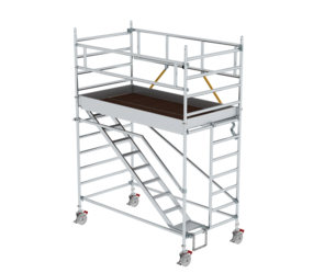 Mob. scaf. SG 2,45x1,35 m,incl. asc.pf H=2,51 m | © MUNK GmbH