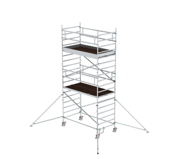 Folding scaff. 1.35x2.45m Outr.&double pf, pf H=4.35m | © MUNK GmbH